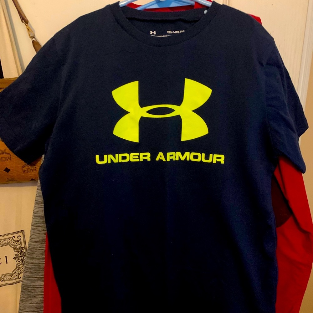 Under Armor three piece sweatsuit.